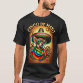 Steampunk Cinco de Mayo Chihuahua T-shirt (Voorkant)