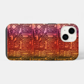 Steampunk Circuit Board iPhone Hoesje (Achterkant horizontaal)