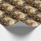 Steampunk City Cadeaupapier (Hoek)