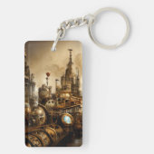 Steampunk City Sleutelhanger (achterkant)
