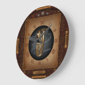 Steampunk Clock~Doublophone~Double Bell Euphonium~ Grote Klok (Hoek)