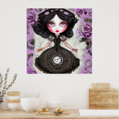 Steampunk Clock Dress Doll Poster (Keuken)