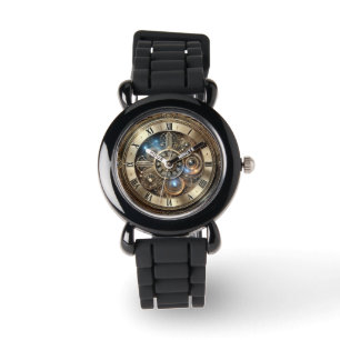 Steampunk Clock – Elegante Mechanische Gear Horloge