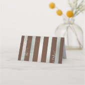 Steampunk Clock- en Turquoise-Rozen op gestreept Afsprakenkaart (Achterkant)