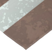 Steampunk Clock- en Turquoise-Rozen op gestreept Tafelkleed (Gekanteld)