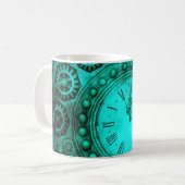 Steampunk Clock Koffiemok (Voorkant links)