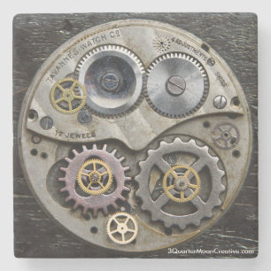 Steampunk Clock Onderzetter