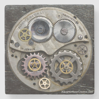 Steampunk Clock Onderzetter