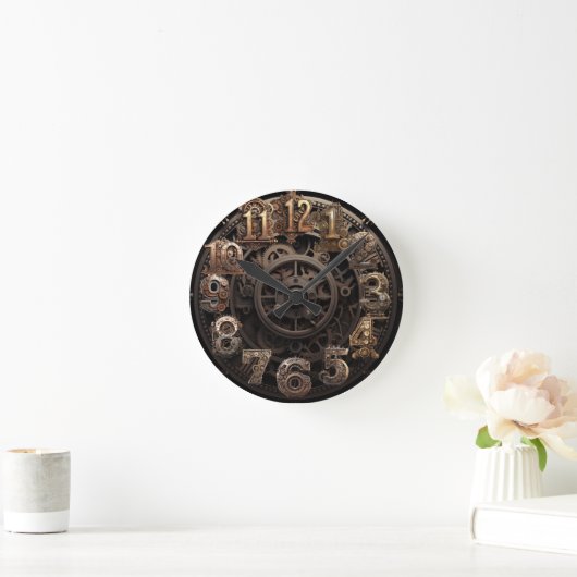 Steampunk Clock Ronde Klok (Huis)