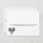 Steampunk Clock Works en Gear Heart Valentijn (Achterkant)