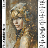 Steampunk Clockpunk Metallic Woman CV3 Decoupage Tissuepapier