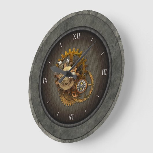 SteamPunk Clocks & Cogs Grote Klok (Hoek)