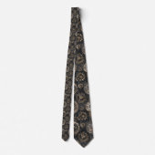 Steampunk Clocks Custom Necktie Tie Stropdas (Achterkant)