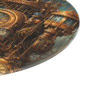 Steampunk Clocks snijplank (Hoek)