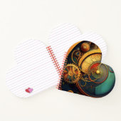 Steampunk Clockwork Abstract Design Notitieboek (Binnen)