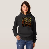 Steampunk Clockwork Gears 1004 Hoodie (Voorkant volledig)