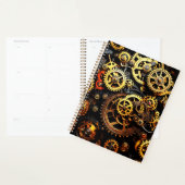 Steampunk Clockwork Gears 1004 Planner (Display)