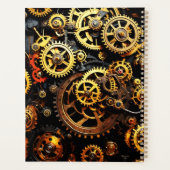 Steampunk Clockwork Gears 1004 Planner (Achterkant)