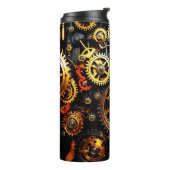 Steampunk Clockwork Gears 1004 Thermosbeker (Gedraaid links)