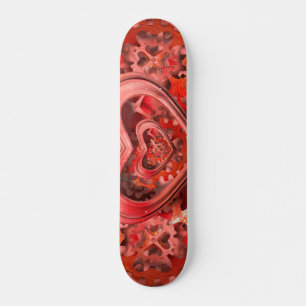 Steampunk Clockwork Hart Skateboard