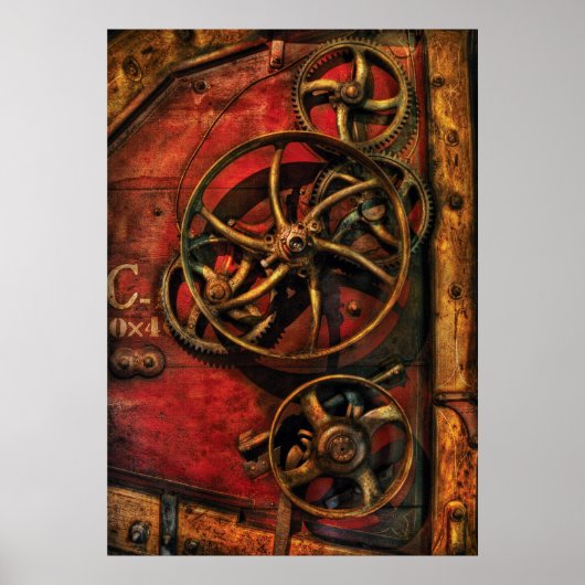 Steampunk - Clockwork Poster (Voorkant)