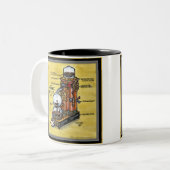 Steampunk Coffee Butler Mok (Voorkant links)