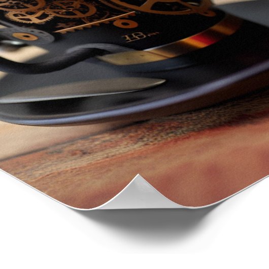 Steampunk Coffee Cup Poster (Hoek)