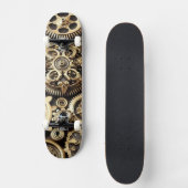 Steampunk Cogs en Gears Persoonlijk Skateboard (Voorkant)