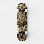 Steampunk Cogs en Gears Persoonlijk Skateboard (Voorkant)