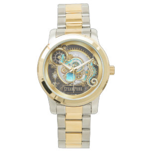 Steampunk Cogs en Seahorse Watch Horloge
