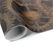 Steampunk Cogs Wielen Inpakpapier (Rol Hoek)