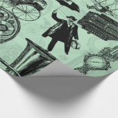 Steampunk Collage #2 door Geinspireerd Cadeaupapier (Hoek)