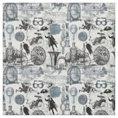 Steampunk Collage #2 - Novelty Fabric Stof (Swatch)
