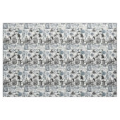 Steampunk Collage #2 - Novelty Fabric Stof (Fat Quarter)
