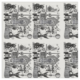 Steampunk Collage #3 - Nieuwe verbinding Stof