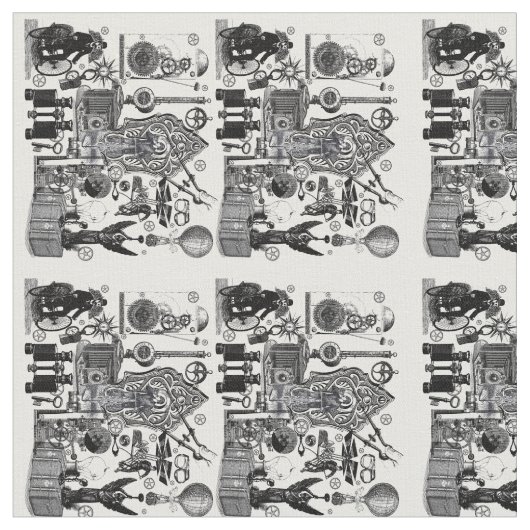 Steampunk Collage #3 - Nieuwe verbinding Stof (Close Up)