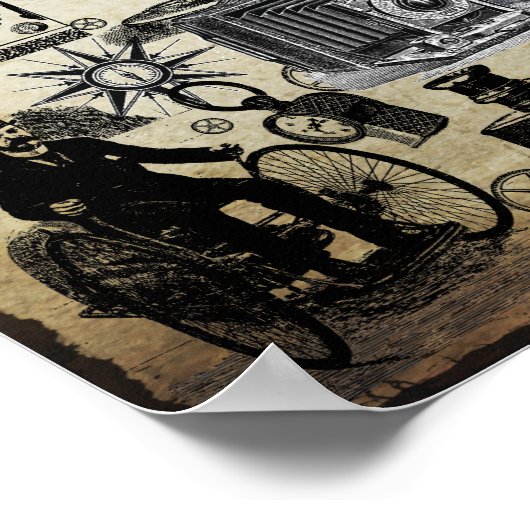 Steampunk Collage #3 Poster (Hoek)