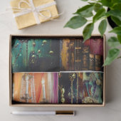 Steampunk Collage beroemd gemaakt door Elsie Lane Tissuepapier (Geschenk)