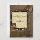  Steampunk Collage Birthday Kaart (Voorkant)