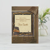  Steampunk Collage Birthday Kaart (Staand voorkant)