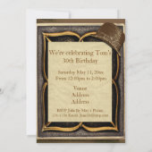  Steampunk Collage Birthday Kaart (Achterkant)