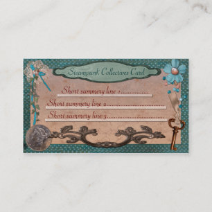 Steampunk Collectives voor Web of Local Business Visitekaartje