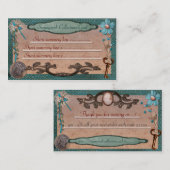 Steampunk Collectives voor Web of Local Business Visitekaartje (Voorkant / Achterkant)