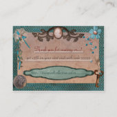 Steampunk Collectives voor Web of Local Business Visitekaartje (Achterkant)