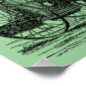 Steampunk College Nummer 2 Poster (Hoek)