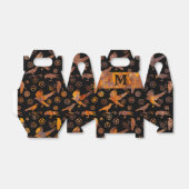 Steampunk Colorful Rusty Gears and Crows Gable Bedankdoosjes (Uitgevouwen)