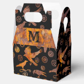 Steampunk Colorful Rusty Gears and Crows Gable Bedankdoosjes (Geopend)