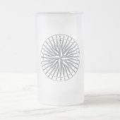  Steampunk Compass Roos Matglas Bierpul (Center)