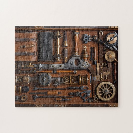 Steampunk complex toolbox legpuzzel (Horizontaal)