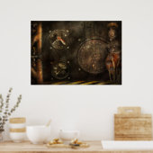 Steampunk - controleer uw druk poster (Keuken)